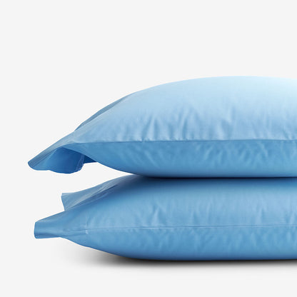Classic Cool Organic Cotton Percale Solid Pillowcase Set