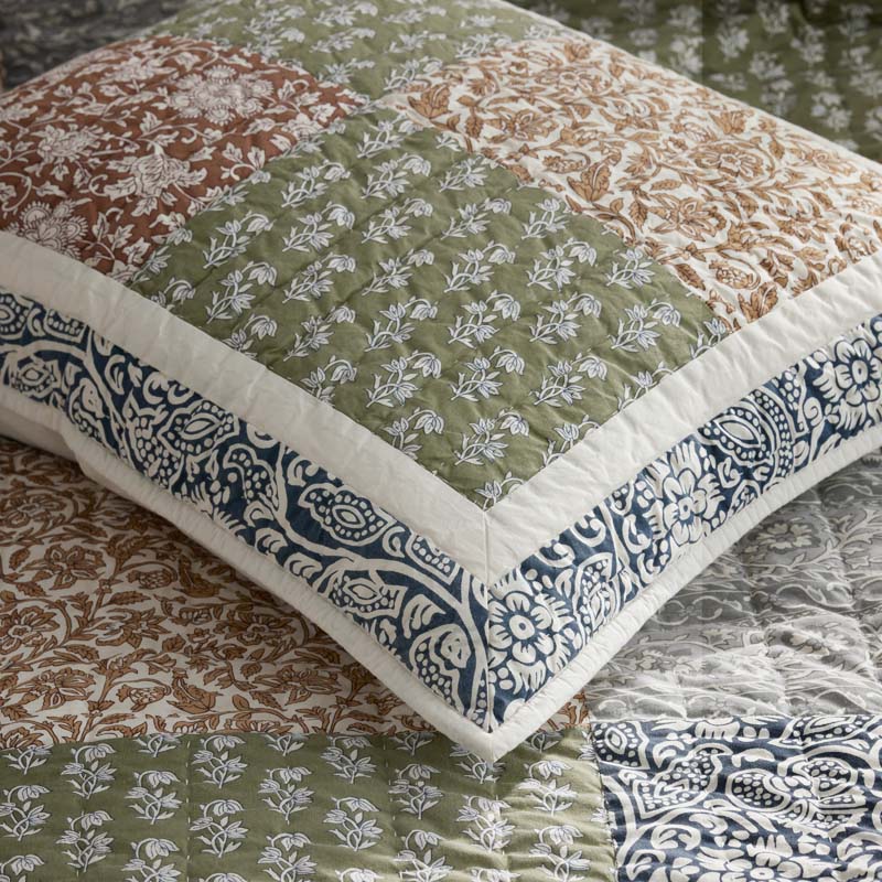 Deepti Patchwork Quilted Sham