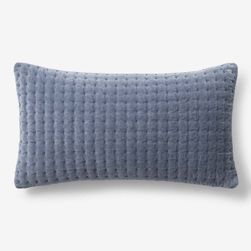 Tufted Stitch Velvet Decorative Lumbar Pillow Cover