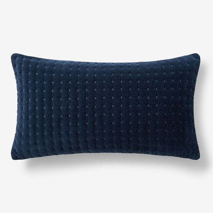 Tufted Stitch Velvet Decorative Lumbar Pillow Cover