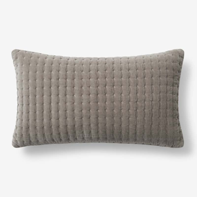 Tufted Stitch Velvet Decorative Lumbar Pillow Cover