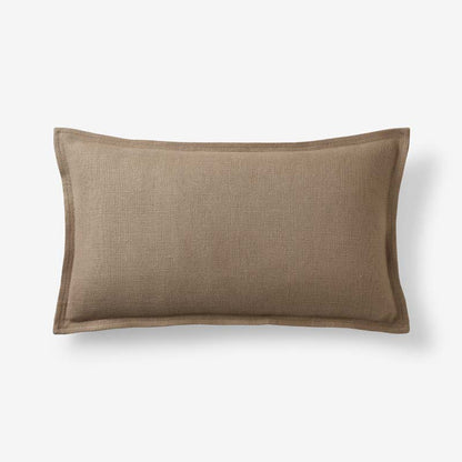 Linen Decorative Lumbar Pillow Cover