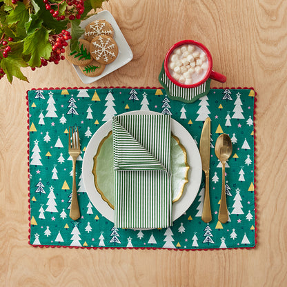 Seasonal Printed Placemats, Set of 4