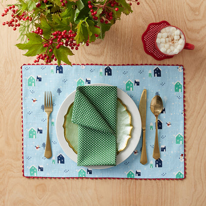Seasonal Printed Placemats, Set of 4