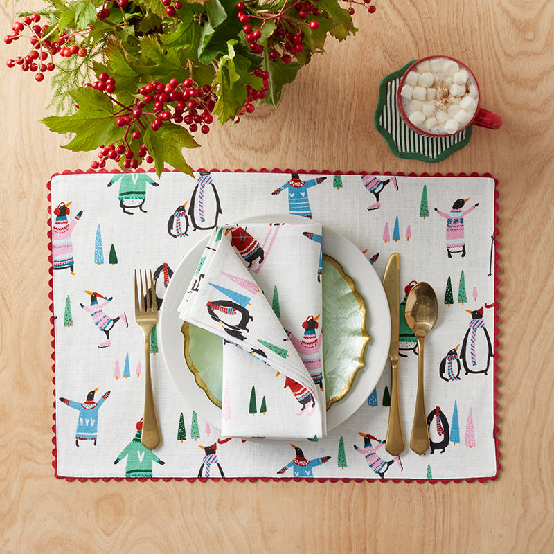 Seasonal Printed Placemats, Set of 4