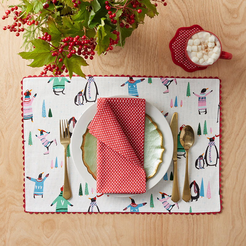Seasonal Printed Placemats, Set of 4