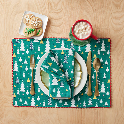Seasonal Printed Napkins, Set of 4