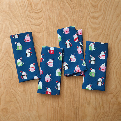 Seasonal Printed Napkins, Set of 4