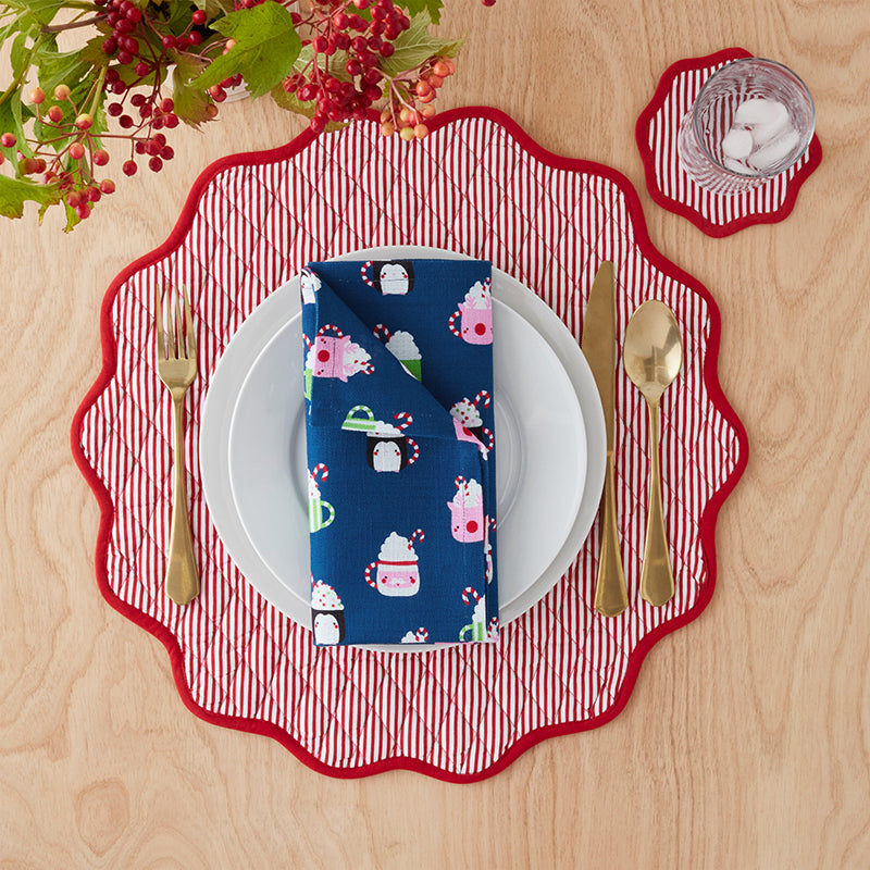 Seasonal Printed Napkins, Set of 4