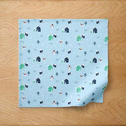 Seasonal Printed Napkins, Set of 4