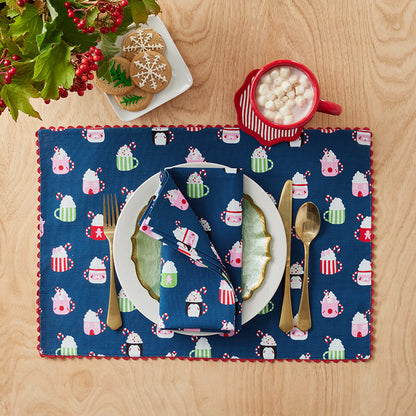 Seasonal Printed Napkins, Set of 4