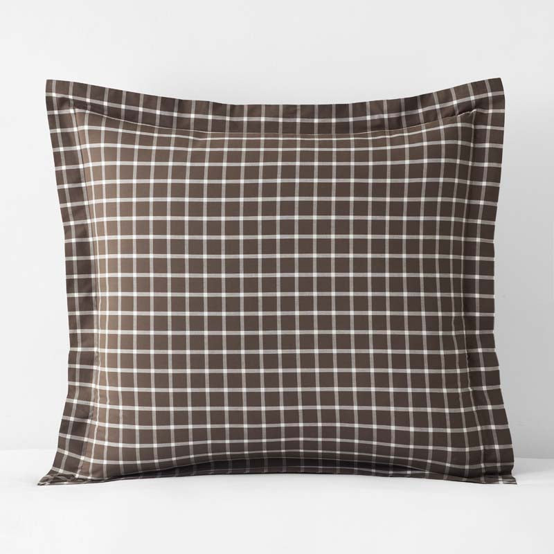 Classic Stripes and Plaids Cool Yarn-Dyed Cotton Percale Sham
