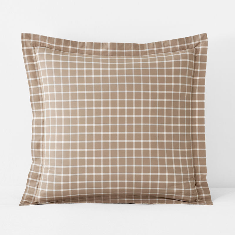 Classic Stripes and Plaids Cool Yarn-Dyed Cotton Percale Sham