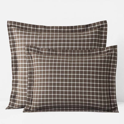 Classic Stripes and Plaids Cool Yarn-Dyed Cotton Percale Sham