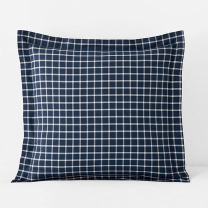Classic Stripes and Plaids Cool Yarn-Dyed Cotton Percale Sham