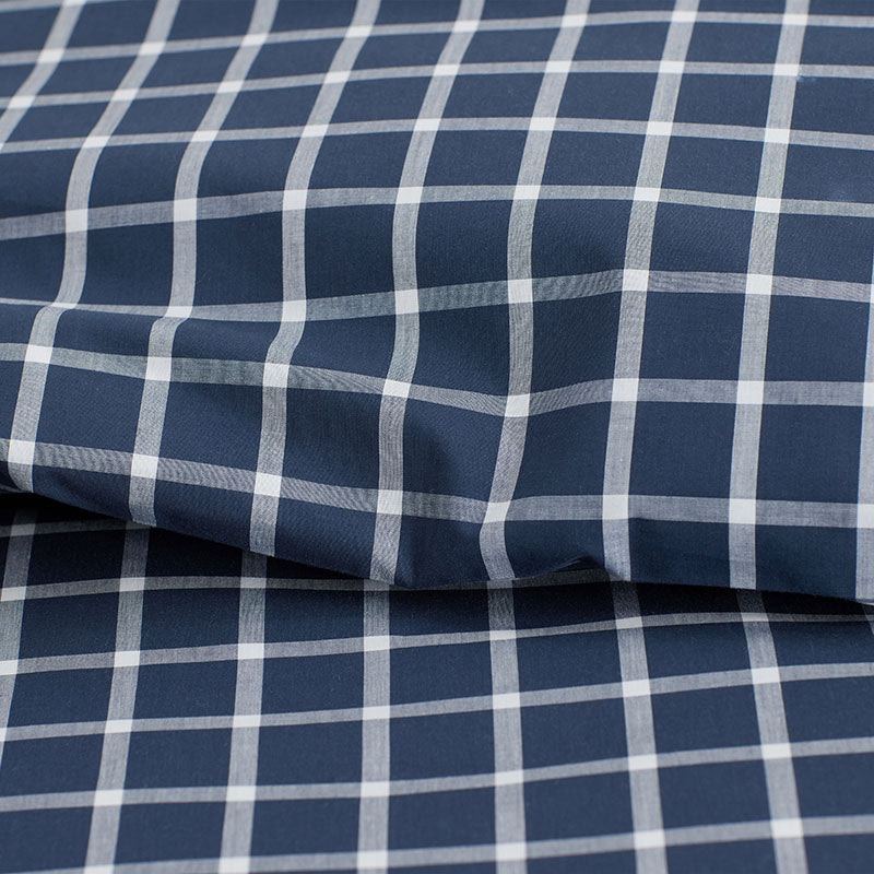 Classic Stripes and Plaids Cool Yarn-Dyed Cotton Percale Bed Sheet Set