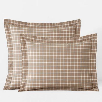 Classic Stripes and Plaids Cool Yarn-Dyed Cotton Percale Sham