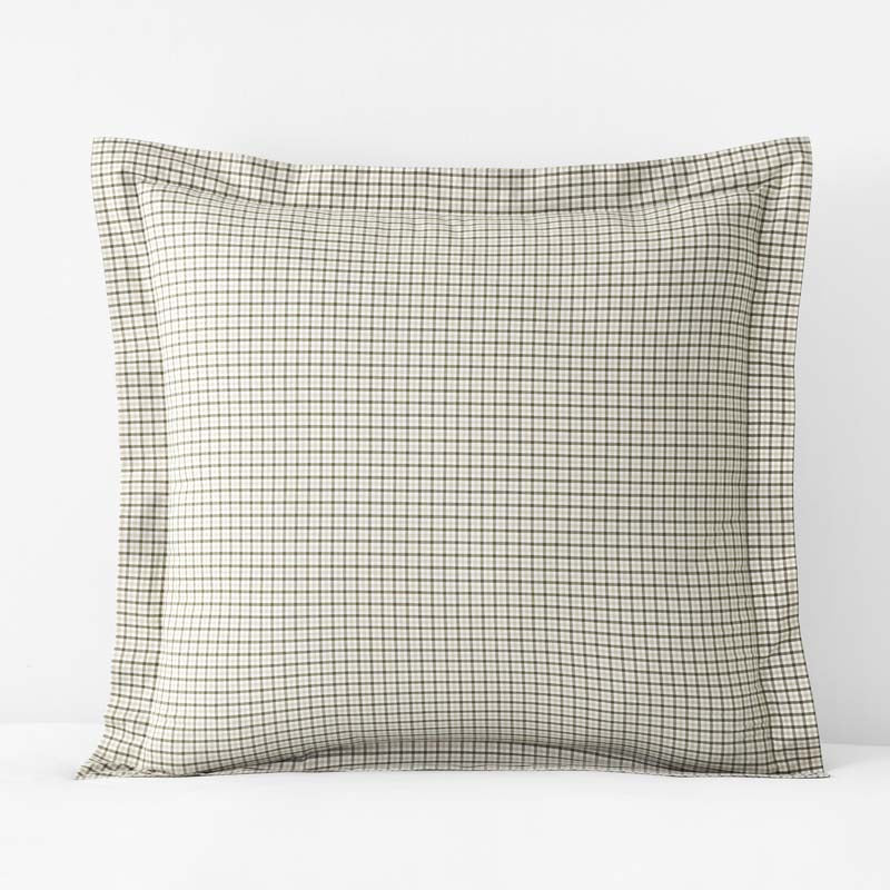 Classic Stripes and Plaids Cool Yarn-Dyed Cotton Percale Sham