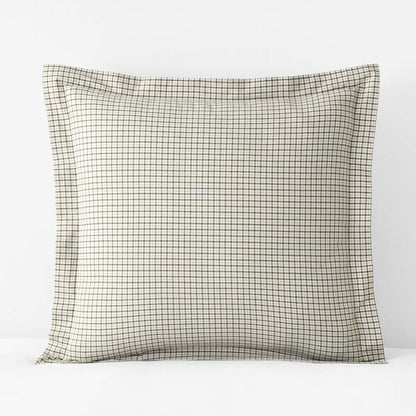 Classic Stripes and Plaids Cool Yarn-Dyed Cotton Percale Sham