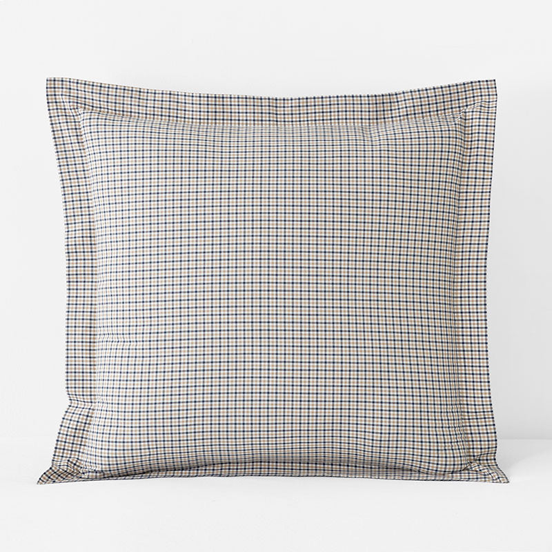 Classic Stripes and Plaids Cool Yarn-Dyed Cotton Percale Sham