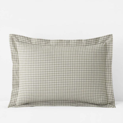 Classic Stripes and Plaids Cool Yarn-Dyed Cotton Percale Sham