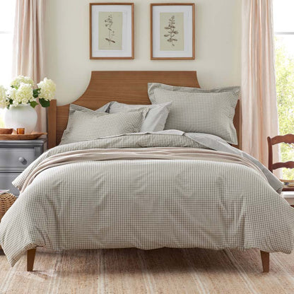Classic Stripes and Plaids Cool Yarn-Dyed Cotton Percale Bed Sheet Set