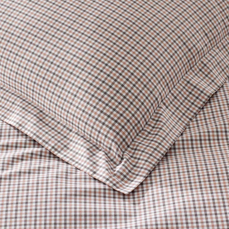 Classic Stripes and Plaids Cool Yarn-Dyed Cotton Percale Flat Bed Sheet