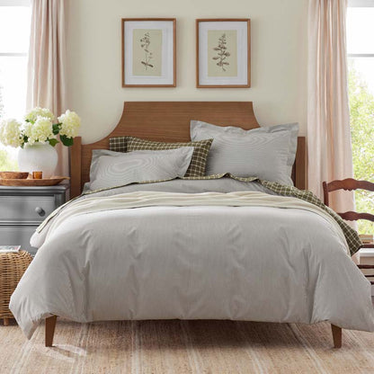 Classic Stripes and Plaids Cool Yarn-Dyed Cotton Percale Bed Sheet Set