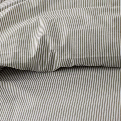 Classic Stripes and Plaids Cool Yarn-Dyed Cotton Percale Duvet Cover