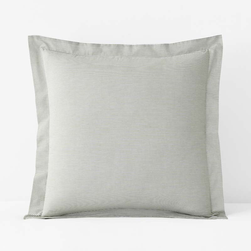 Classic Stripes and Plaids Cool Yarn-Dyed Cotton Percale Sham