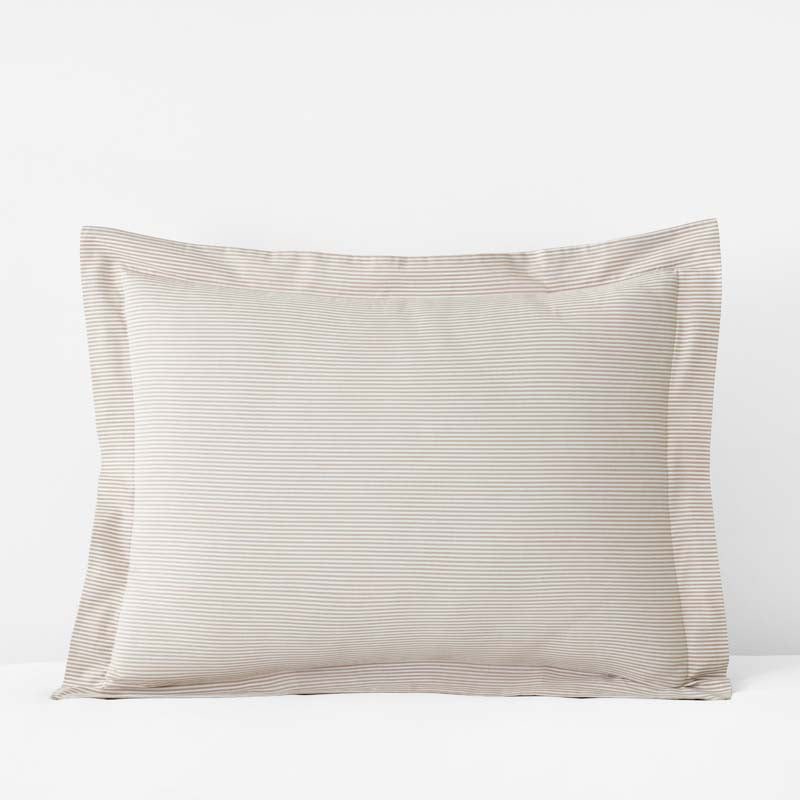Classic Stripes and Plaids Cool Yarn-Dyed Cotton Percale Sham