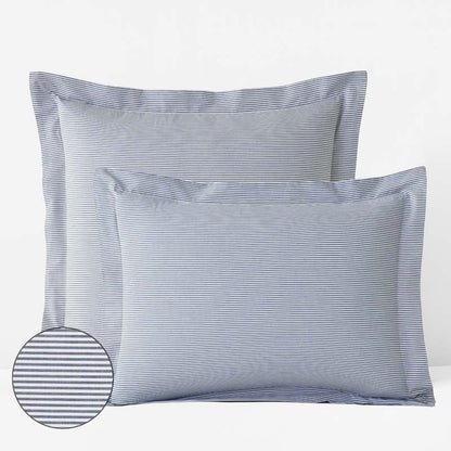 Classic Stripes and Plaids Cool Yarn-Dyed Cotton Percale Sham