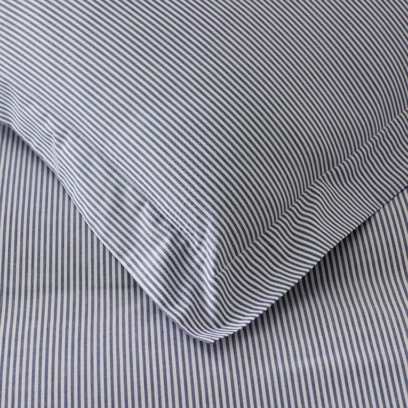 Classic Stripes and Plaids Cool Yarn-Dyed Cotton Percale Fitted Bed Sheet