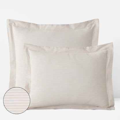 Classic Stripes and Plaids Cool Yarn-Dyed Cotton Percale Sham