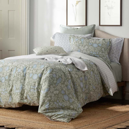 Tira Floral Classic Cool Cotton Percale Comforter