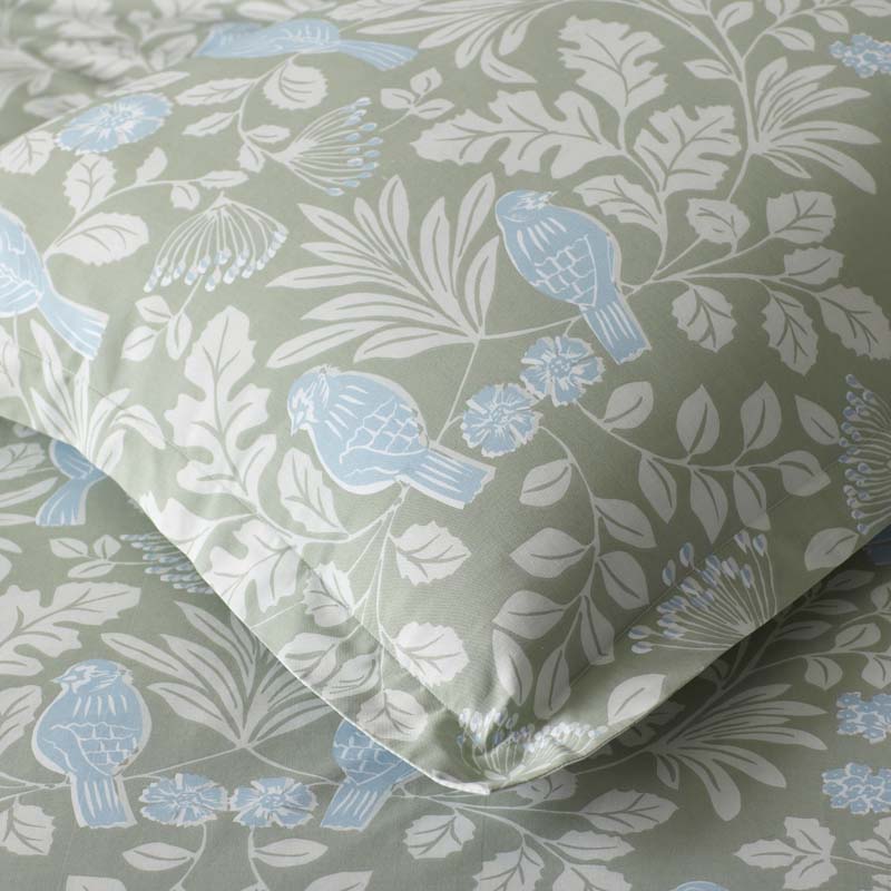 Tira Floral Classic Cool Cotton Percale Fitted Bed Sheet