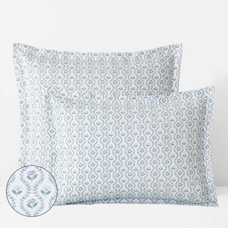 Tira Floral Classic Cool Cotton Percale Sham