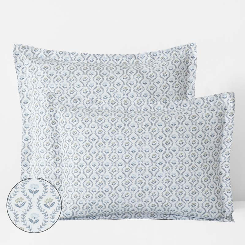 Tira Floral Classic Cool Cotton Percale Sham