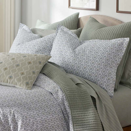 Tira Floral Classic Cool Cotton Percale Flat Bed Sheet