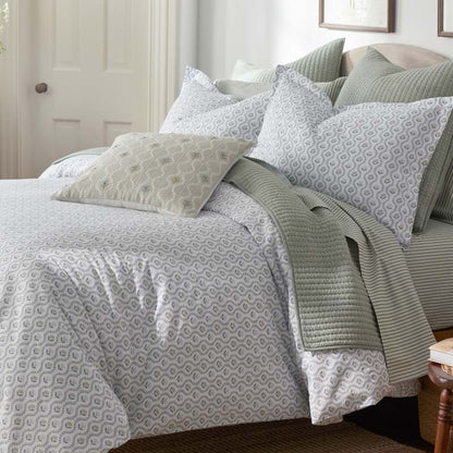 Tira Floral Classic Cool Cotton Percale Flat Bed Sheet