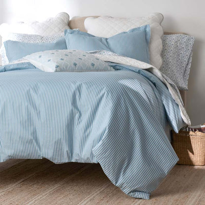 Tira Floral Classic Cool Cotton Percale Pillowcase Set