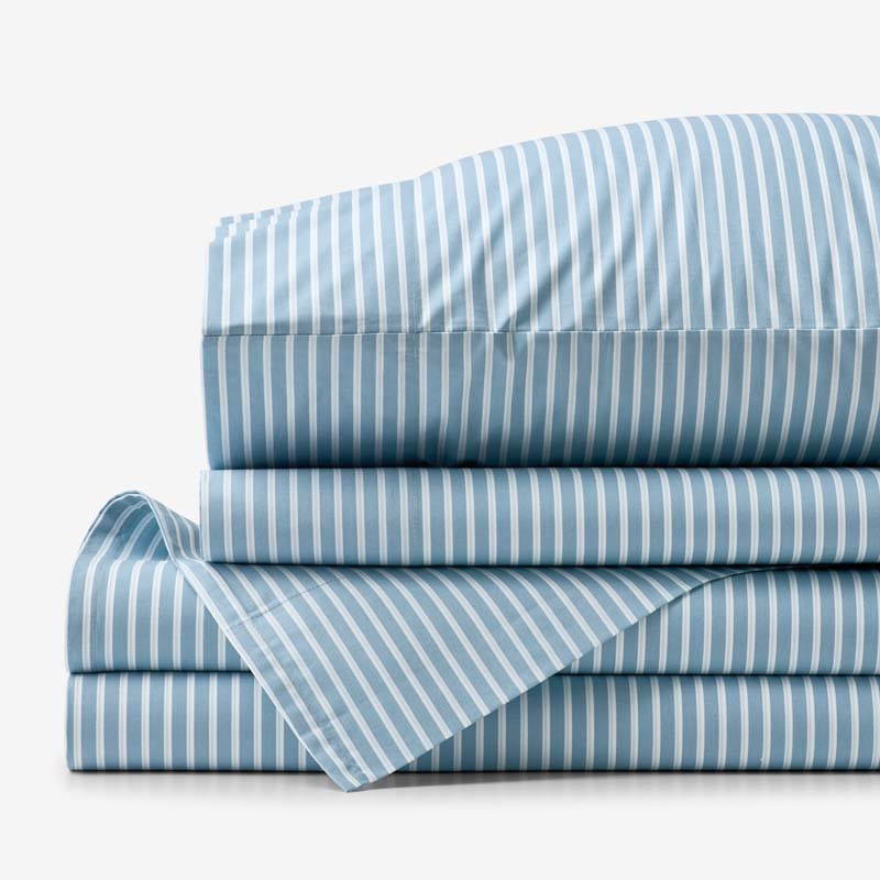 Tira Floral Classic Cool Cotton Percale Bed Sheet Set