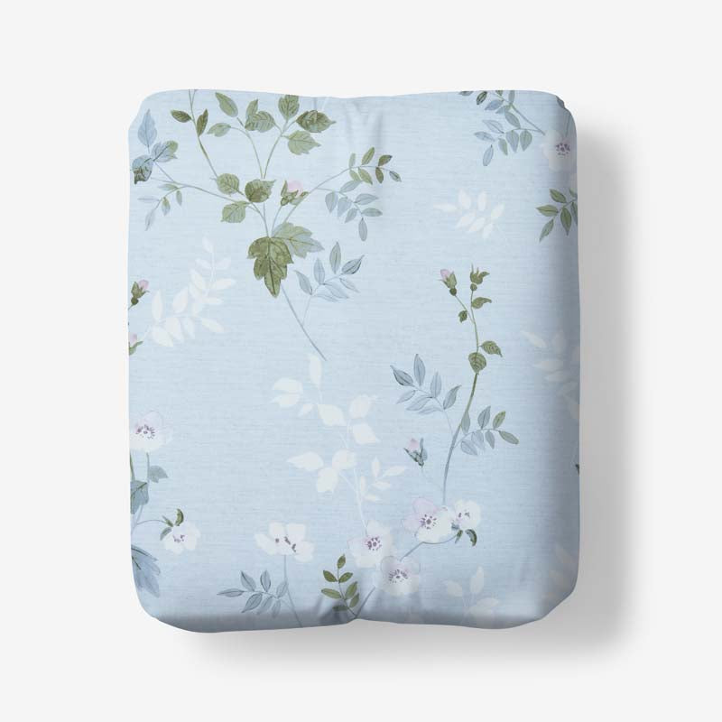 Wispy Meadow Premium Smooth Wrinkle-Free Sateen Fitted Bed Sheet