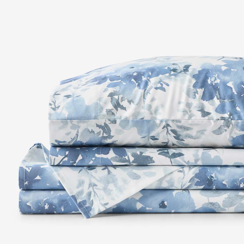 Floral Grove Premium Smooth Wrinkle-Free Sateen Bed Sheet Set