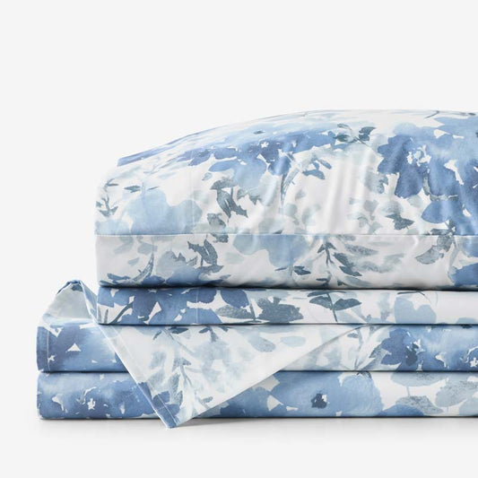 Floral Grove Premium Smooth Wrinkle-Free Sateen Bed Sheet Set