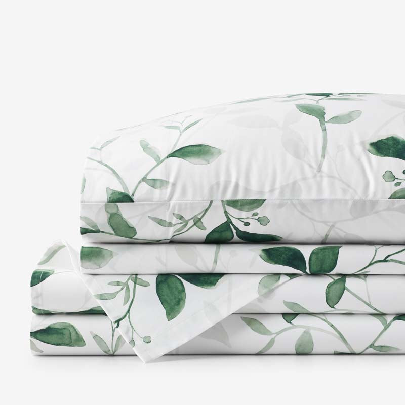 Botanic Meadow Premium Smooth Wrinkle-Free Sateen Bed Sheet Set