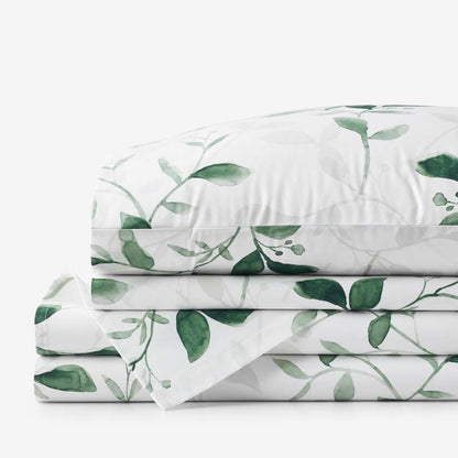 Botanic Meadow Premium Smooth Wrinkle-Free Sateen Bed Sheet Set