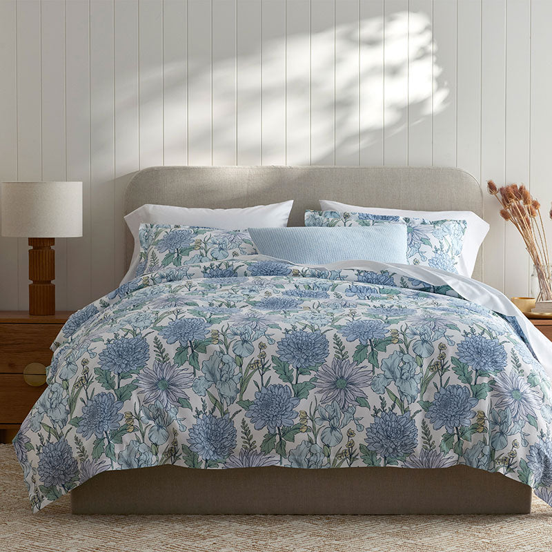 Garden Bliss Classic Smooth Sateen Bed Sheet Set