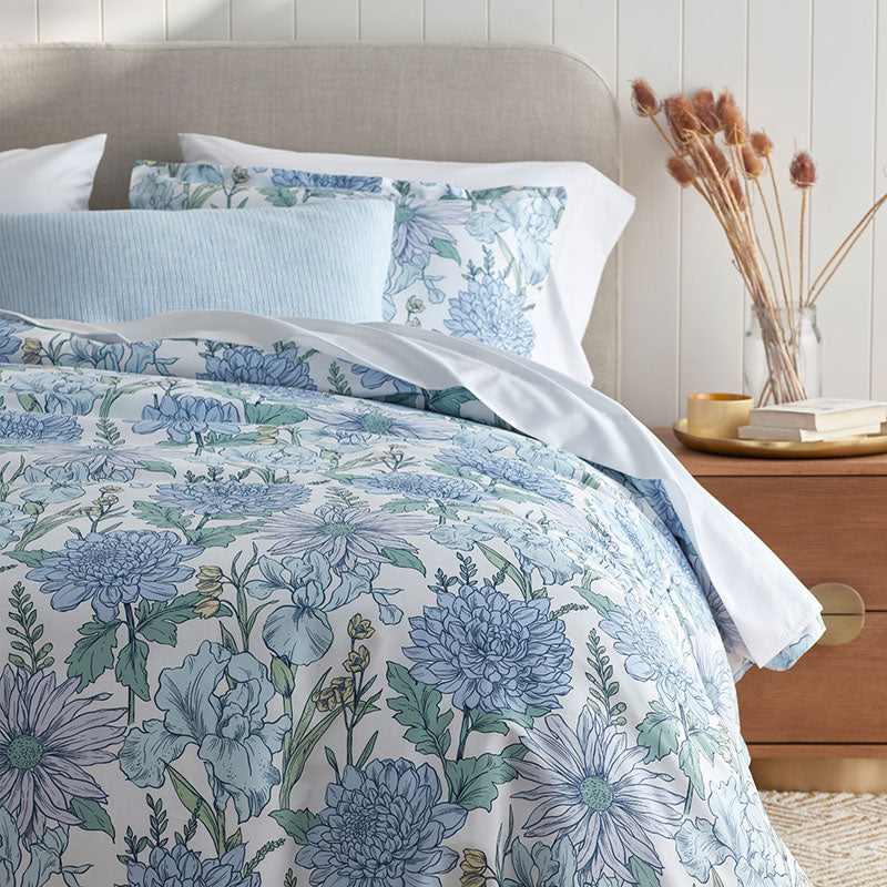 Garden Bliss Classic Smooth Sateen Bed Sheet Set