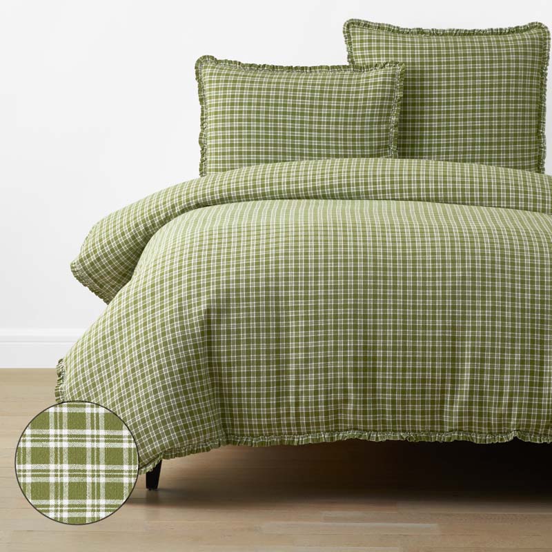 Classic Plaids Yarn-Dyed Cotton Duvet Cover